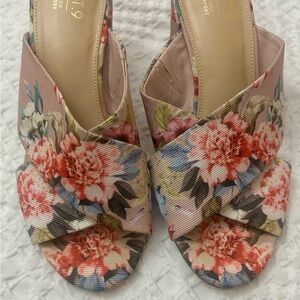 Nine West Floral Mules